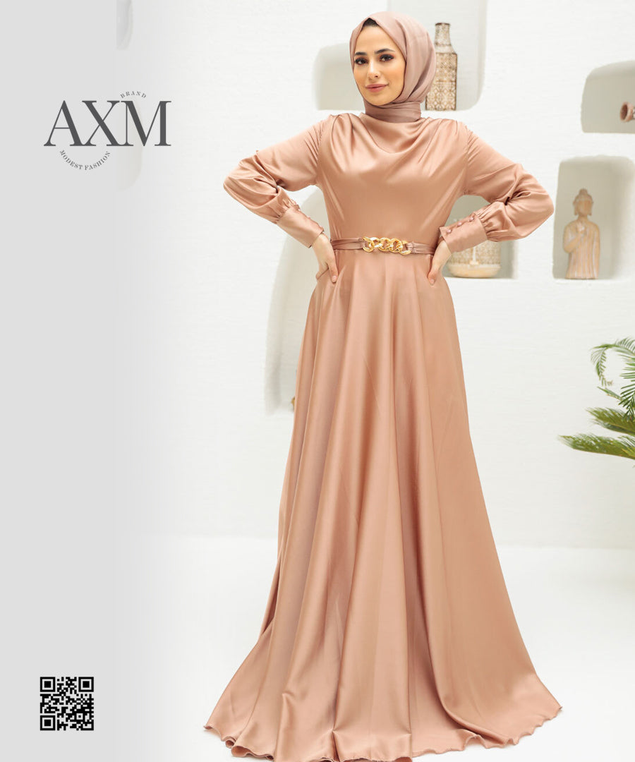 Beige Abaya - Modest Fashion – Axmofficial